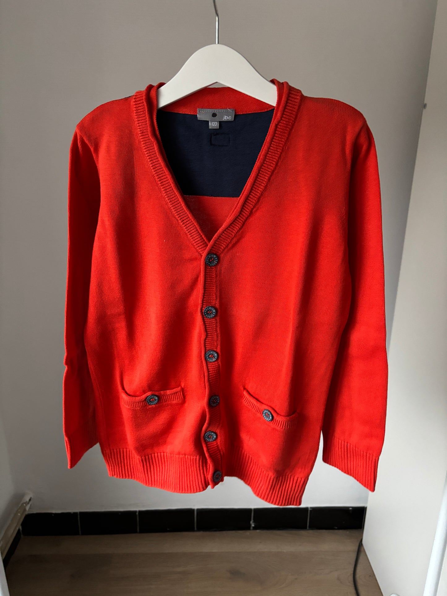 Oranje cardigan