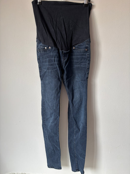 Donkerblauwe zwangerschapsjeans | H&M | M