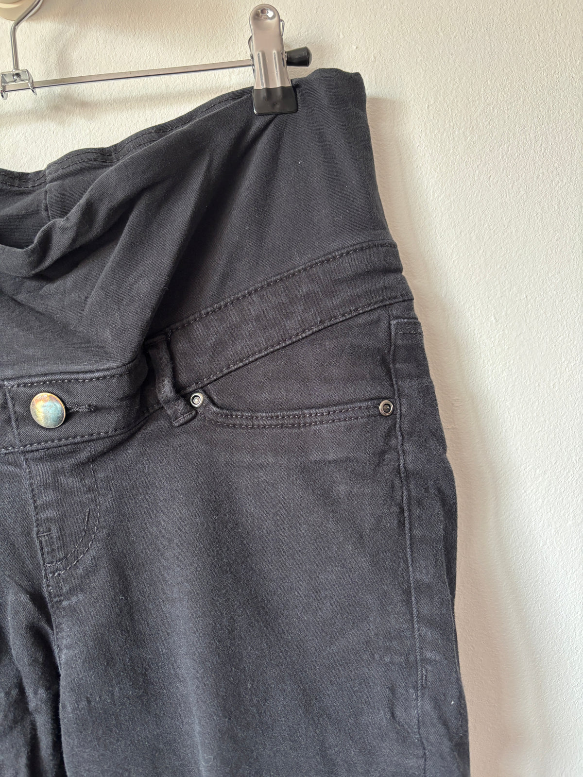 Zwarte zwangerschapsjeans | H&M | S