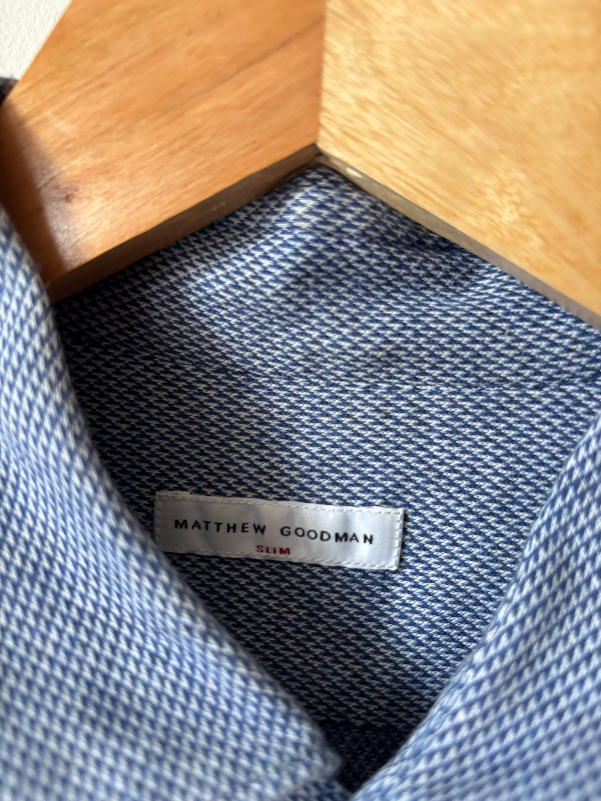 Blauw hemd | Matthew Goodman | L