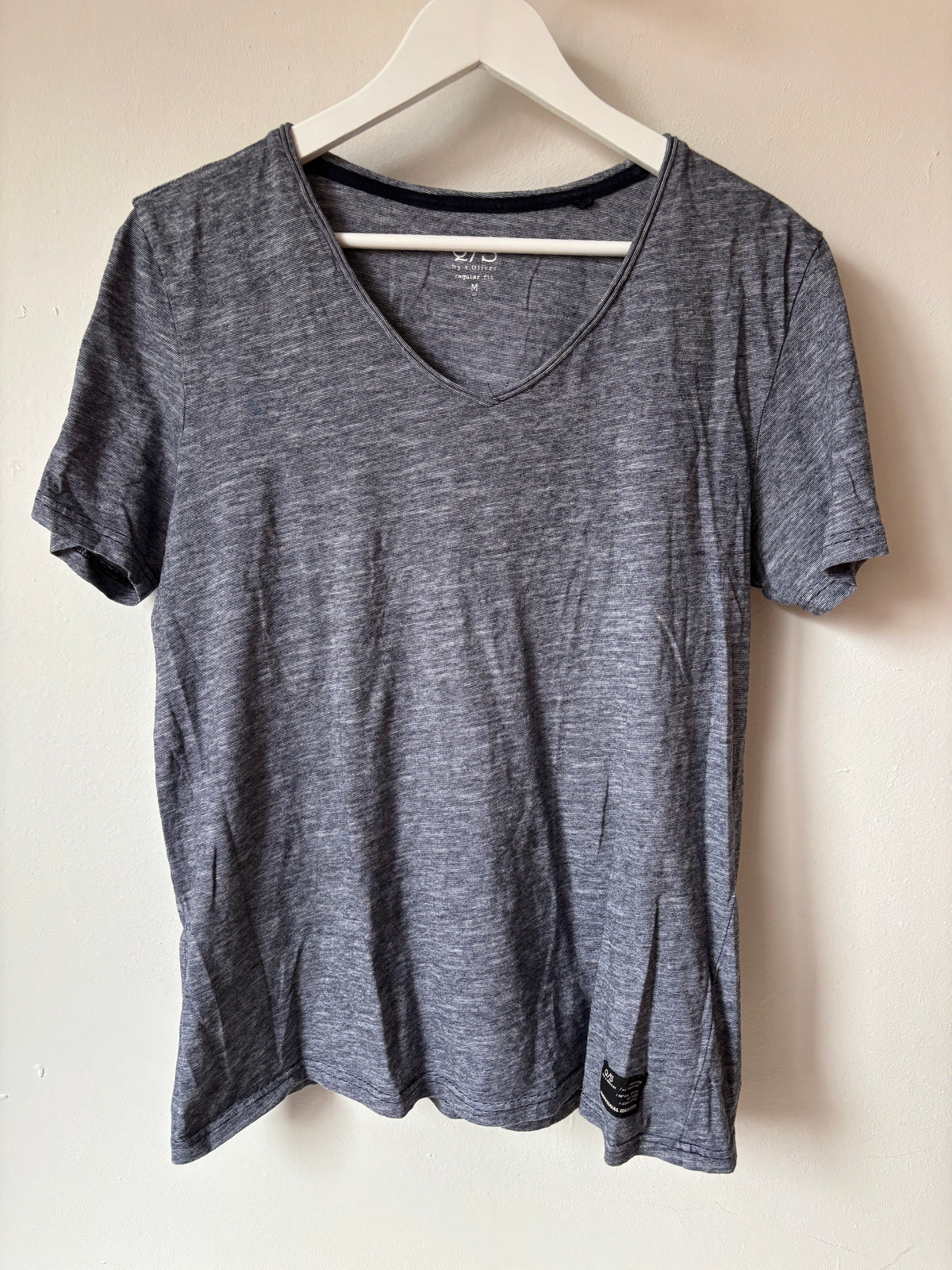 Blauwe T-shirt | Q/S by s. Oliver | M