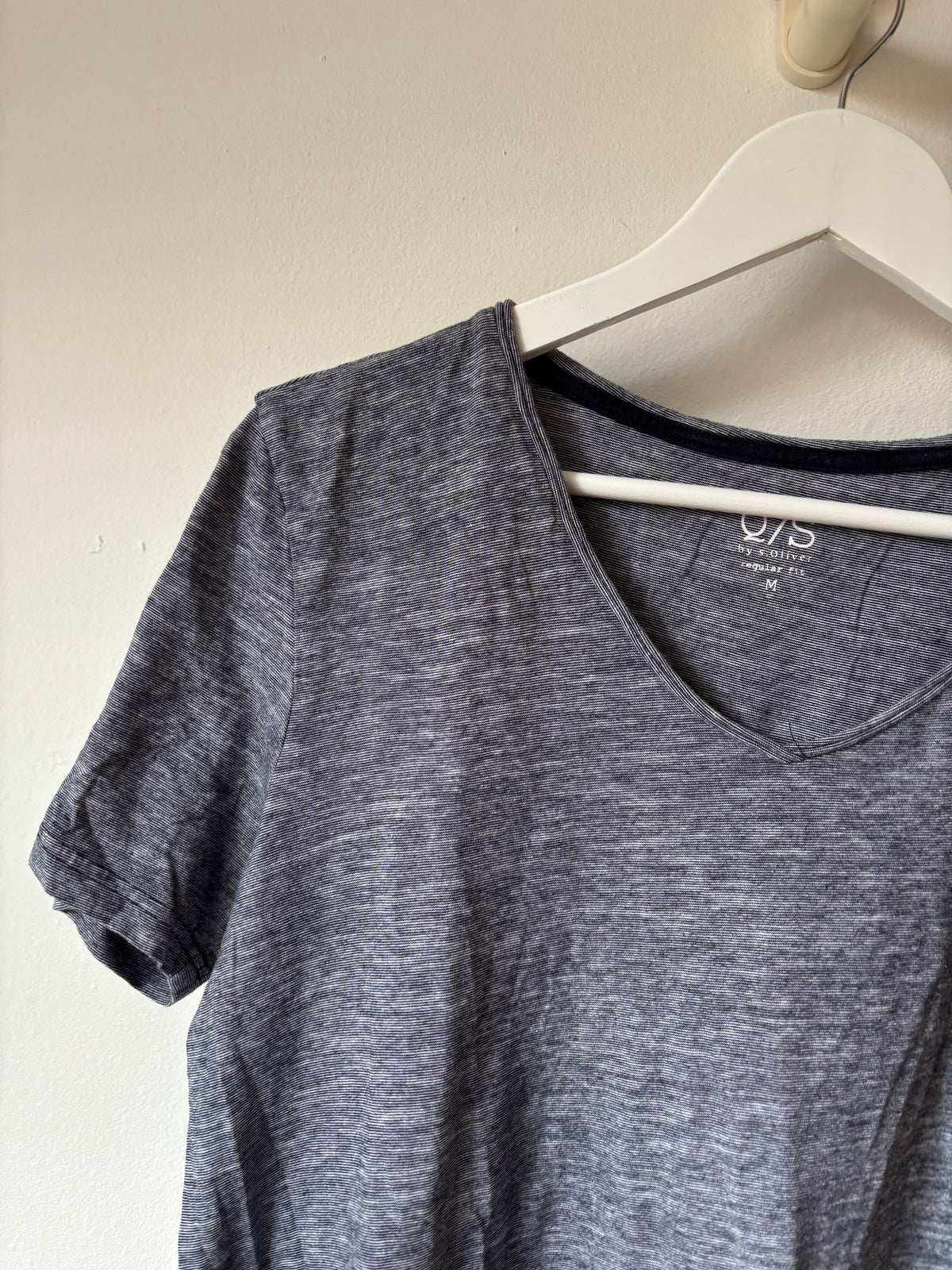 Blauwe T-shirt | Q/S by s. Oliver | M