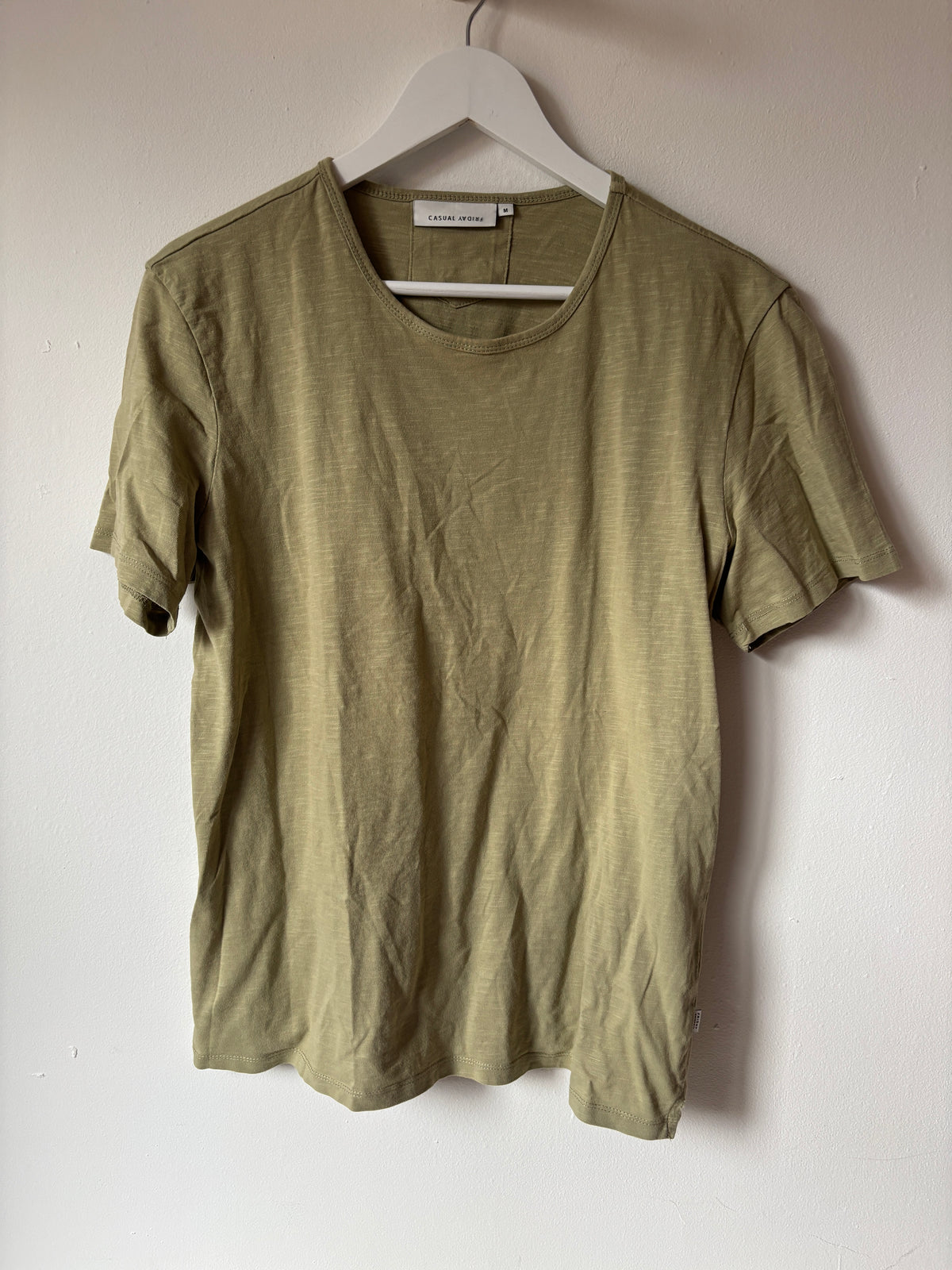Olijfgroene T-shirt | Casual Friday | M