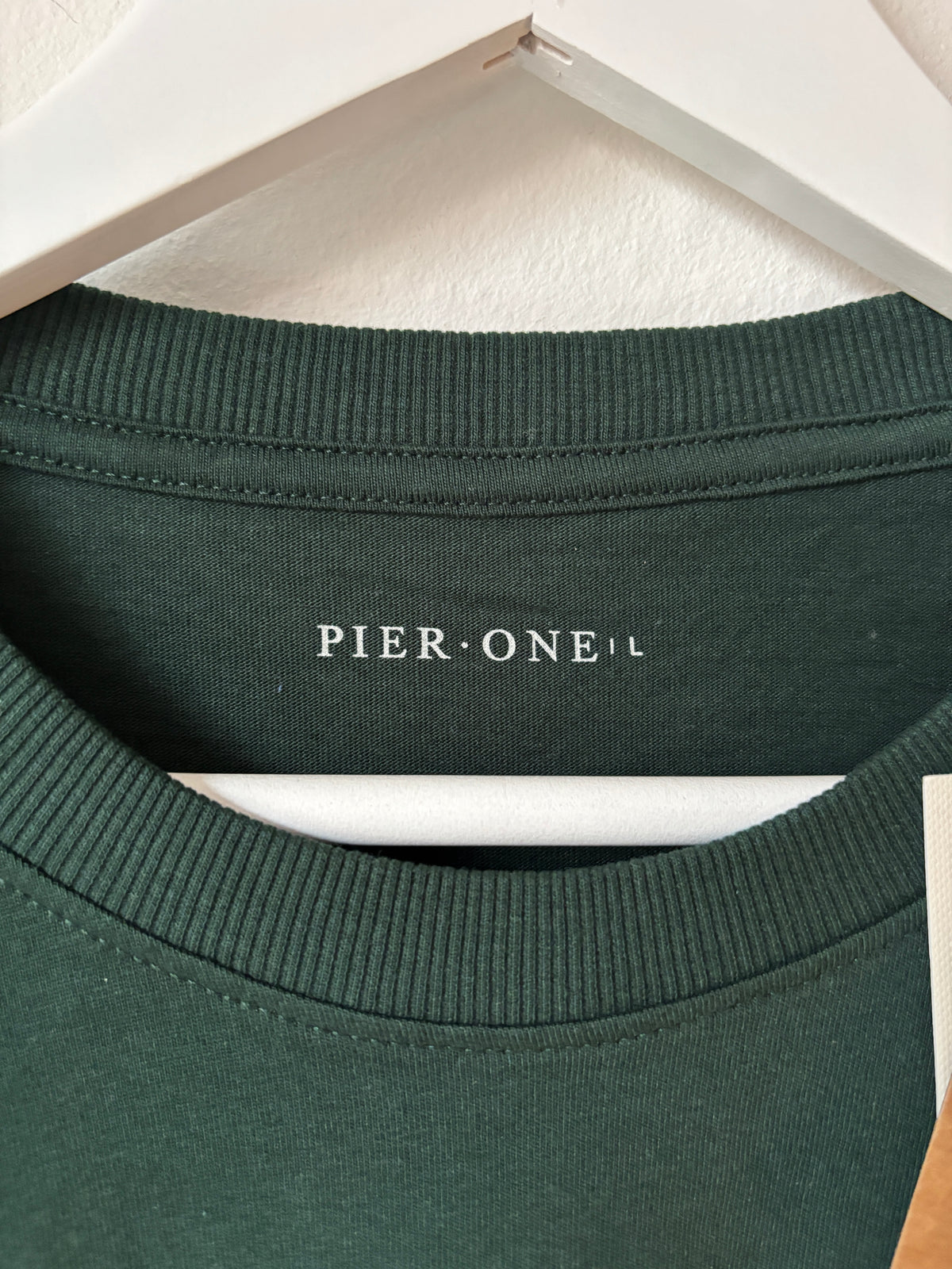 Donkergroene longsleeve | Pier One | L
