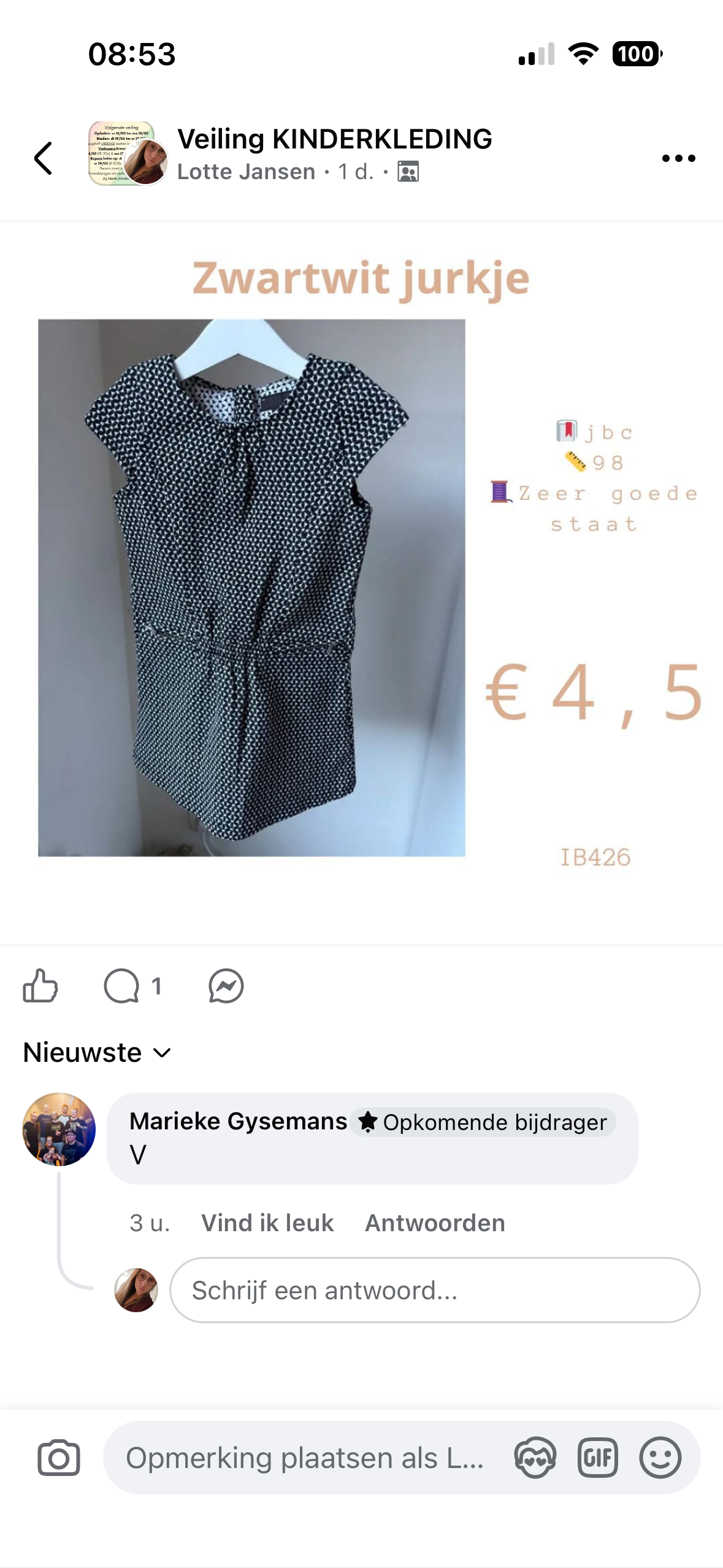 Bundel voor Marieke