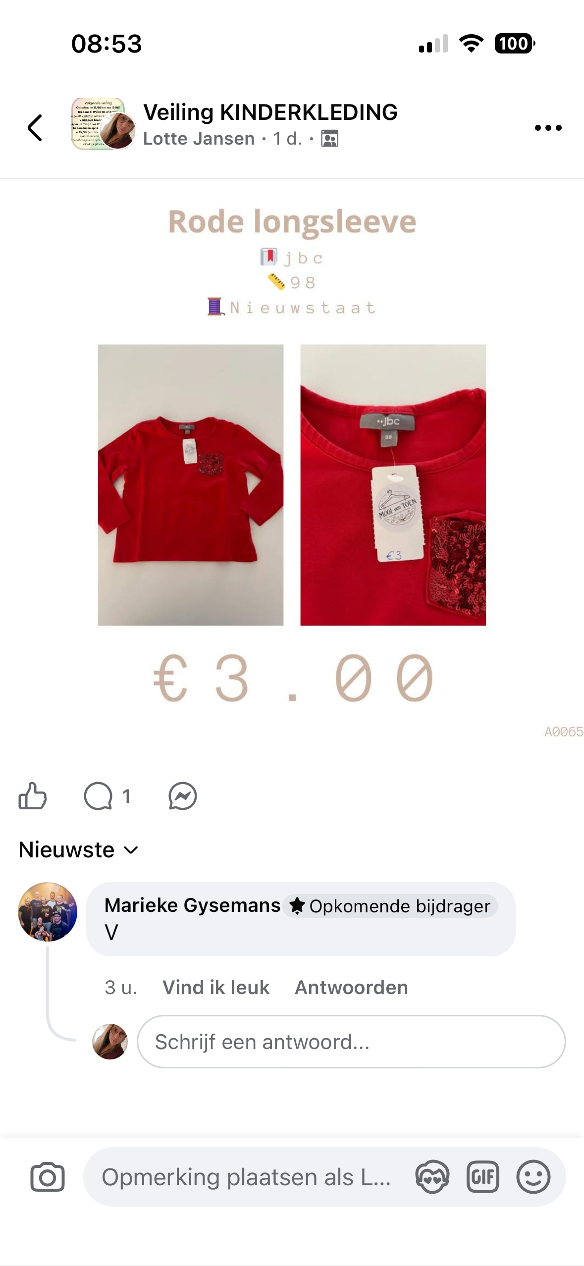 Bundel voor Marieke