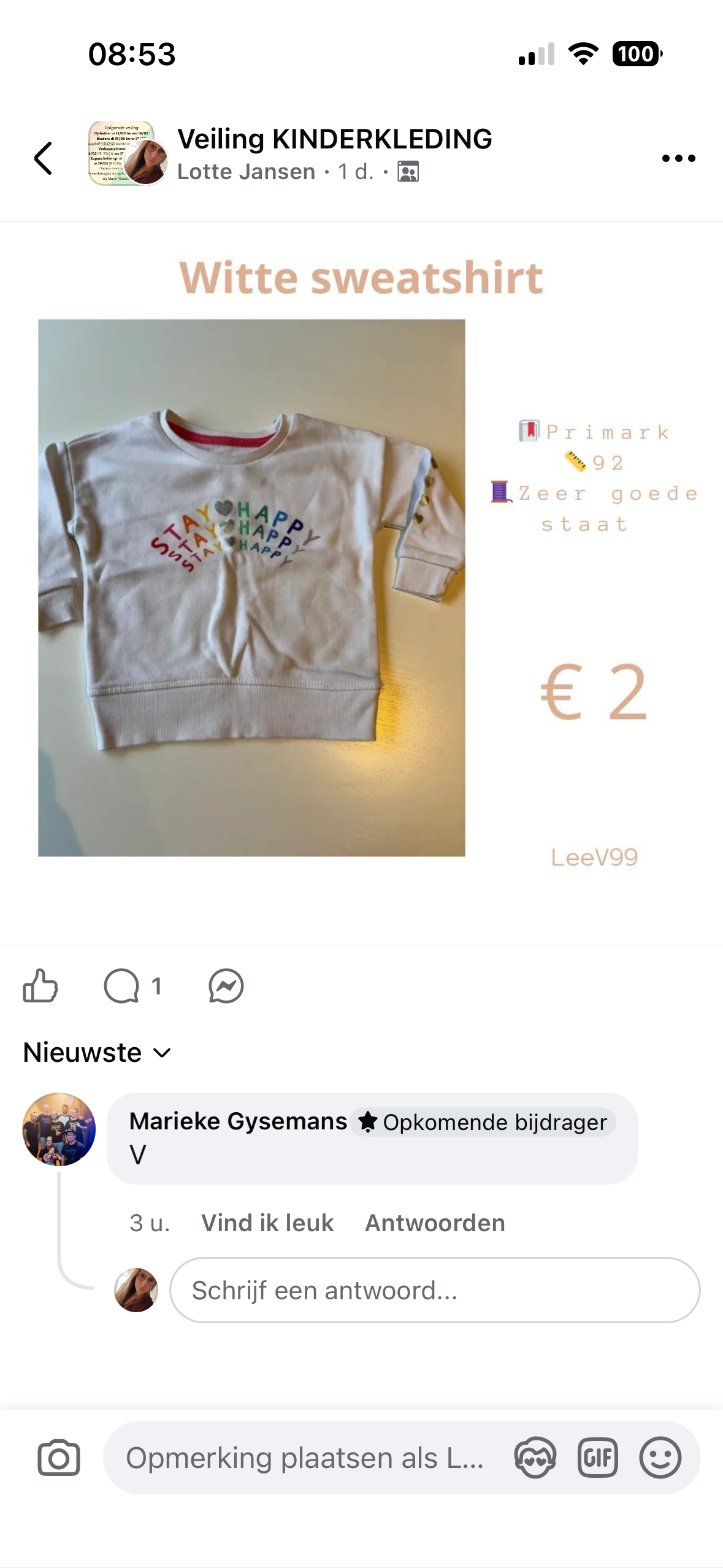 Bundel voor Marieke
