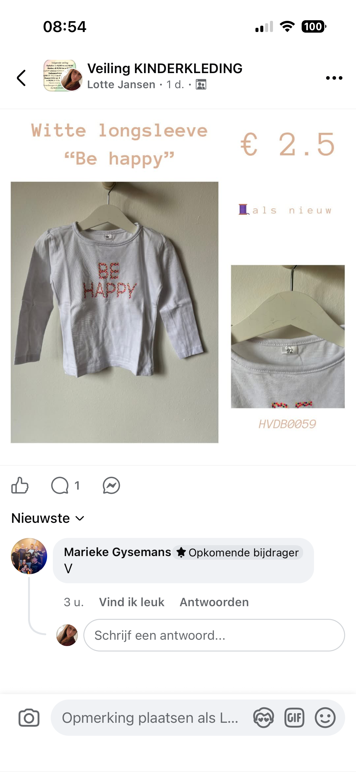 Bundel voor Marieke
