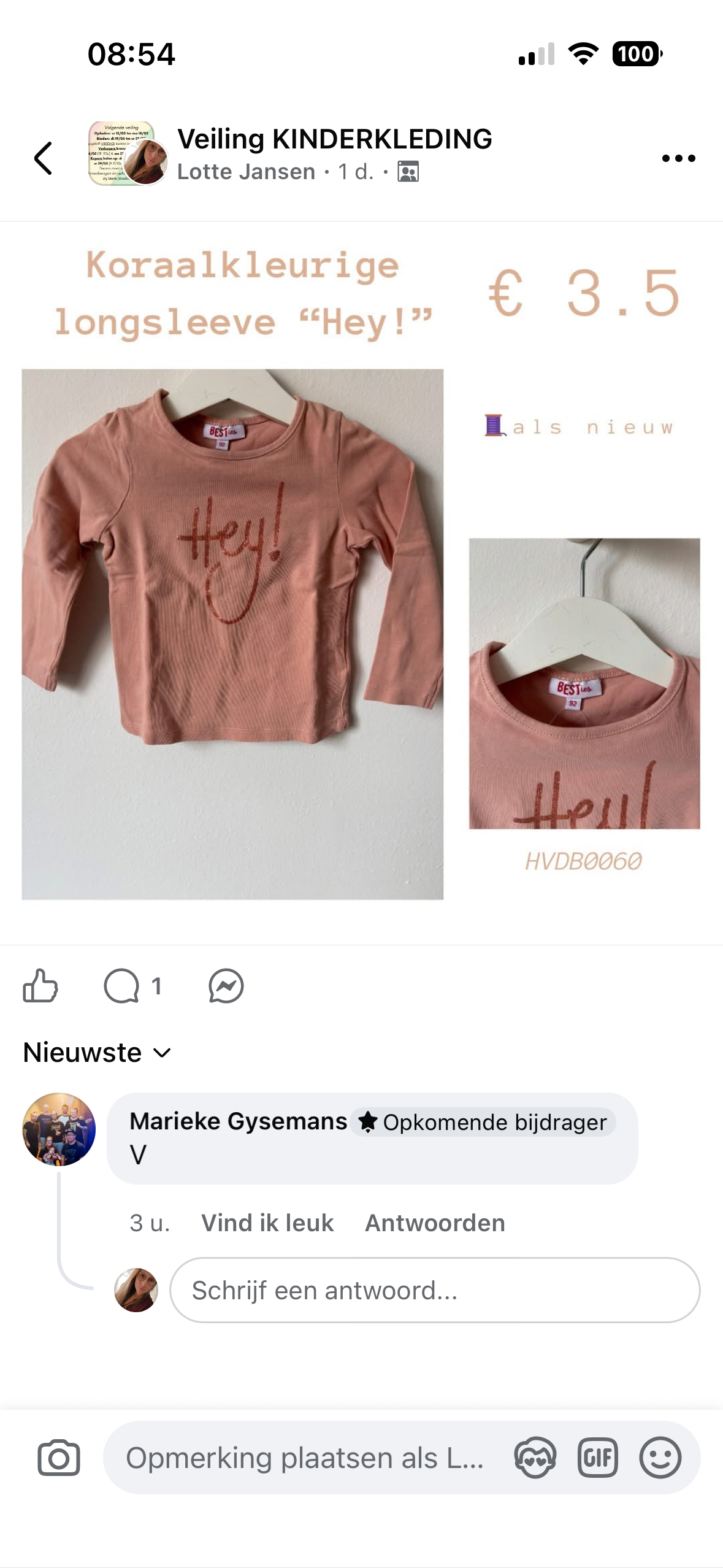 Bundel voor Marieke