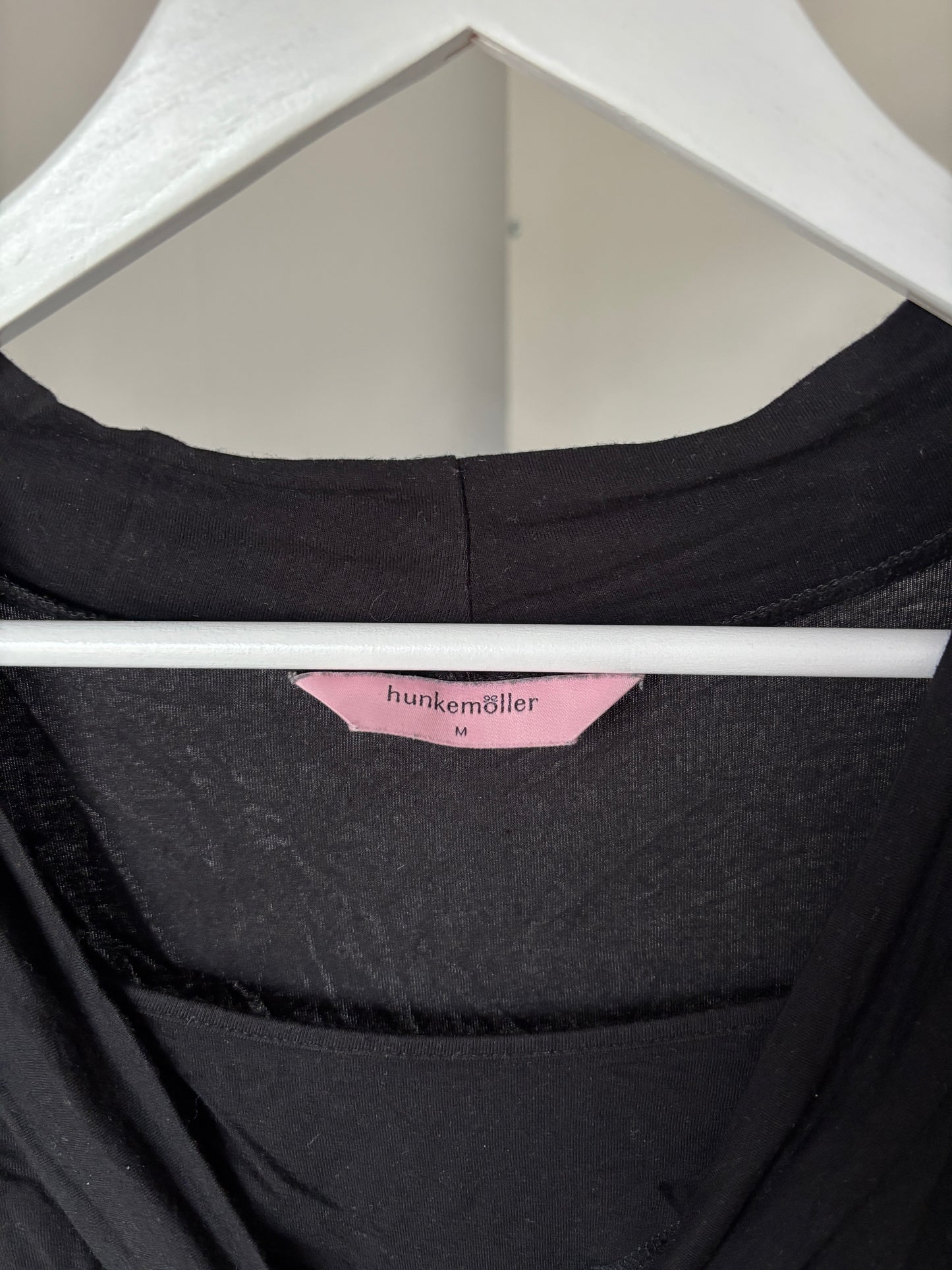 Zwarte voedingsnachtblouse