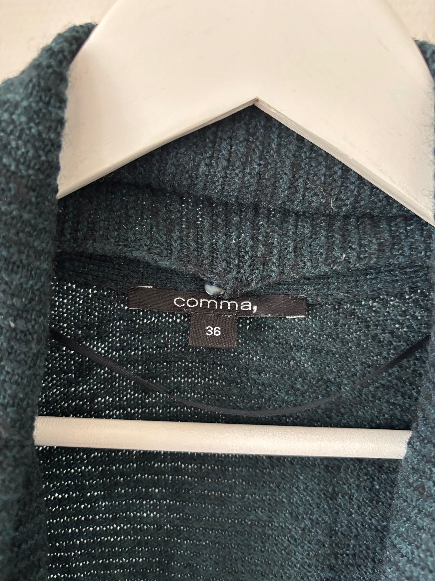 Blauwgroene cardigan