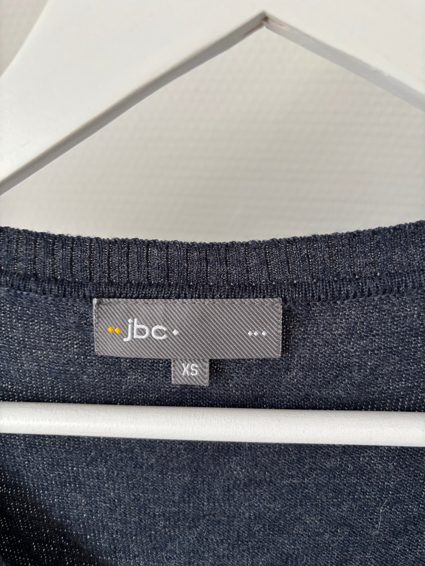 Blauwgrijs mini-jurkje