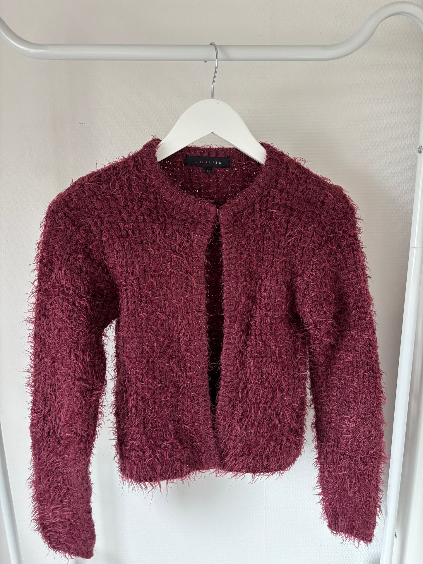 Wijnrode zachte vest