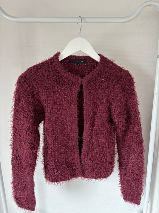 Wijnrode zachte vest