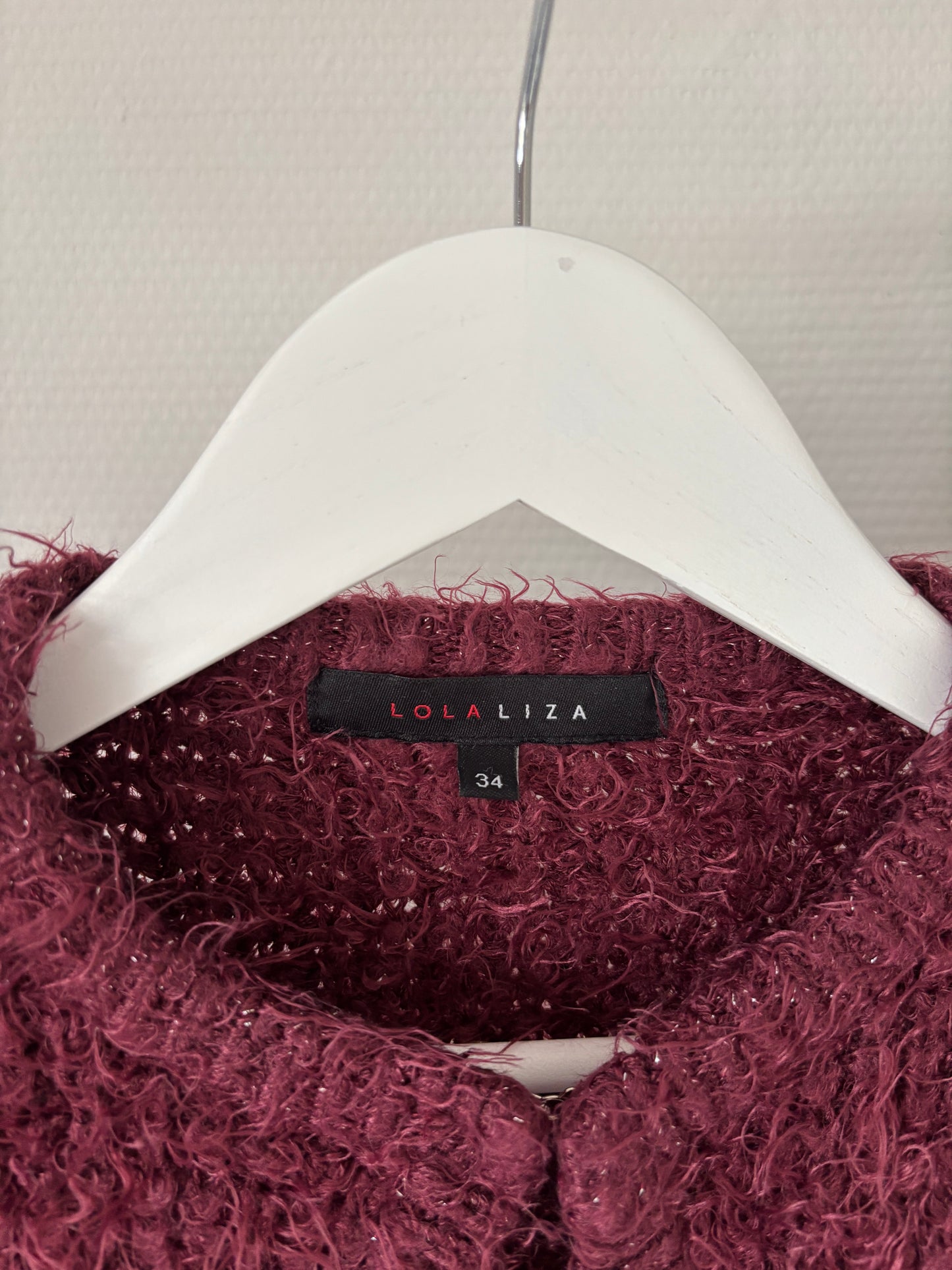 Wijnrode zachte vest