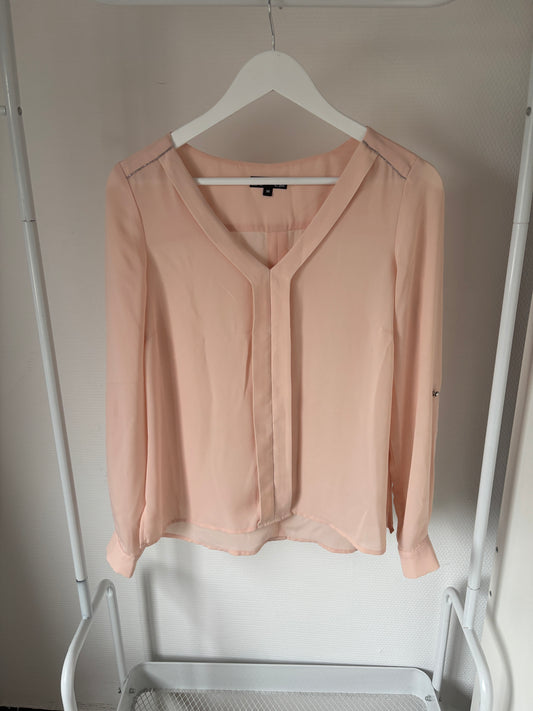 Lichtroze blouse