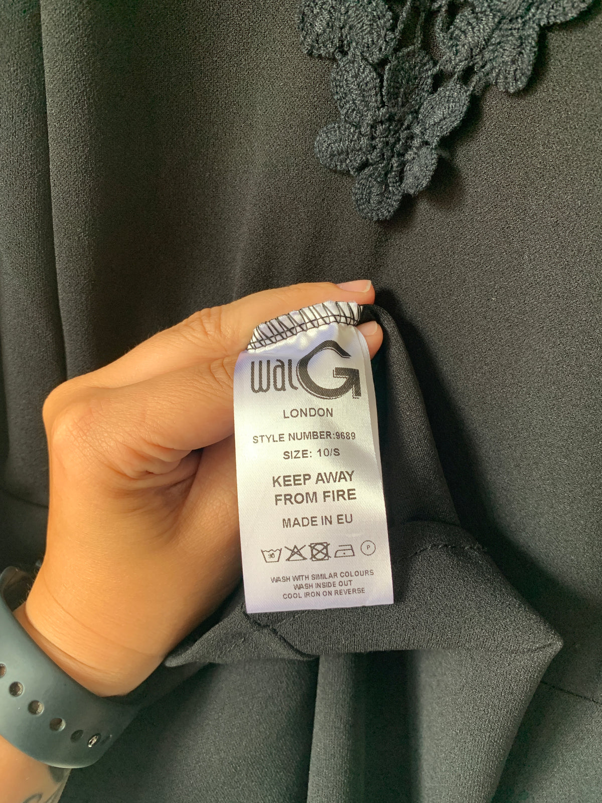 Zwarte jurk | Wal G | S