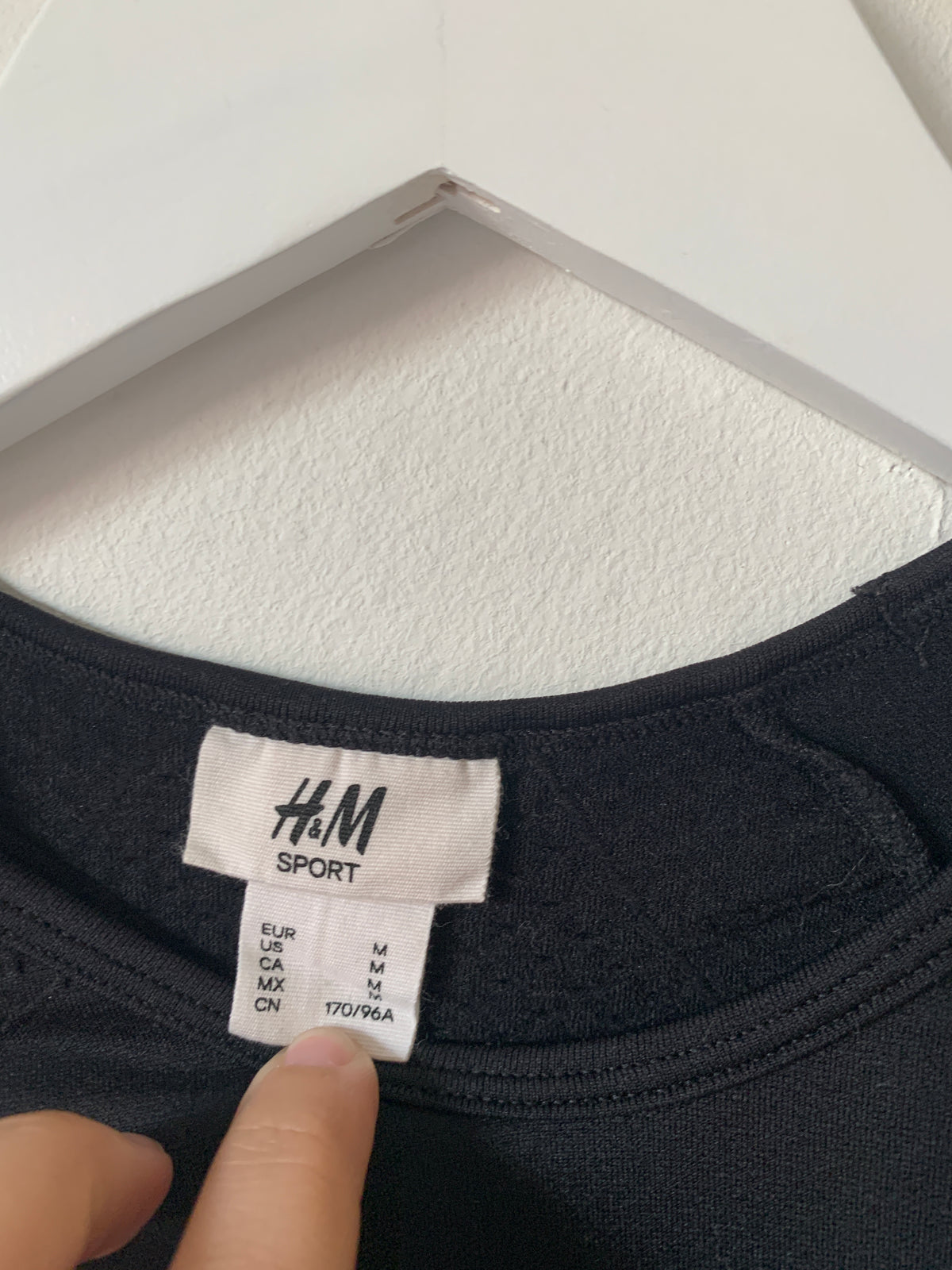 Zwarte sportlongsleeve | H&M | M