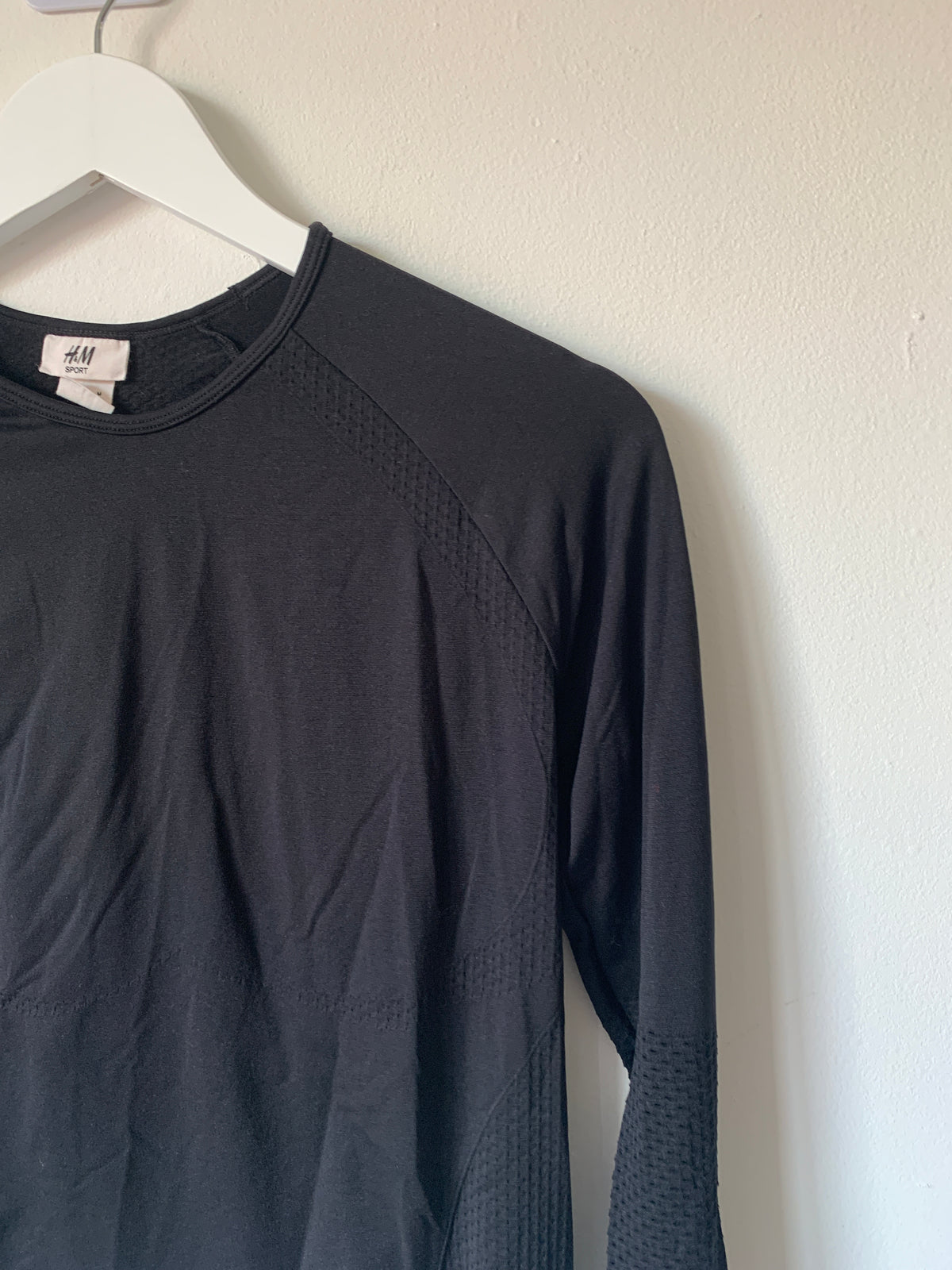 Zwarte sportlongsleeve | H&M | M