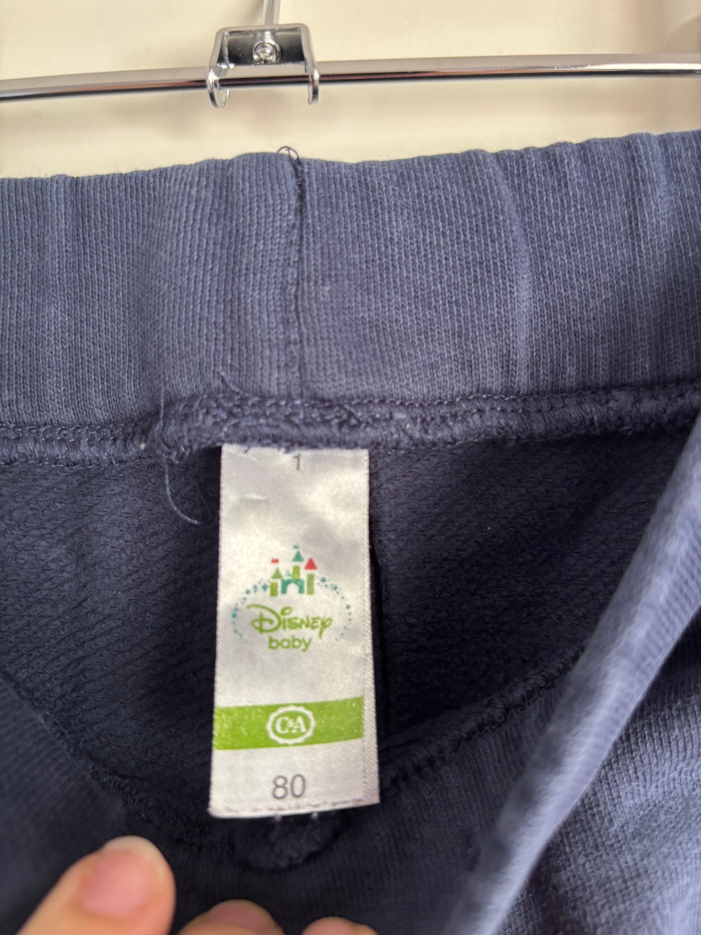 Marineblauw setje Mickey Mouse: Sweater en joggingbroek