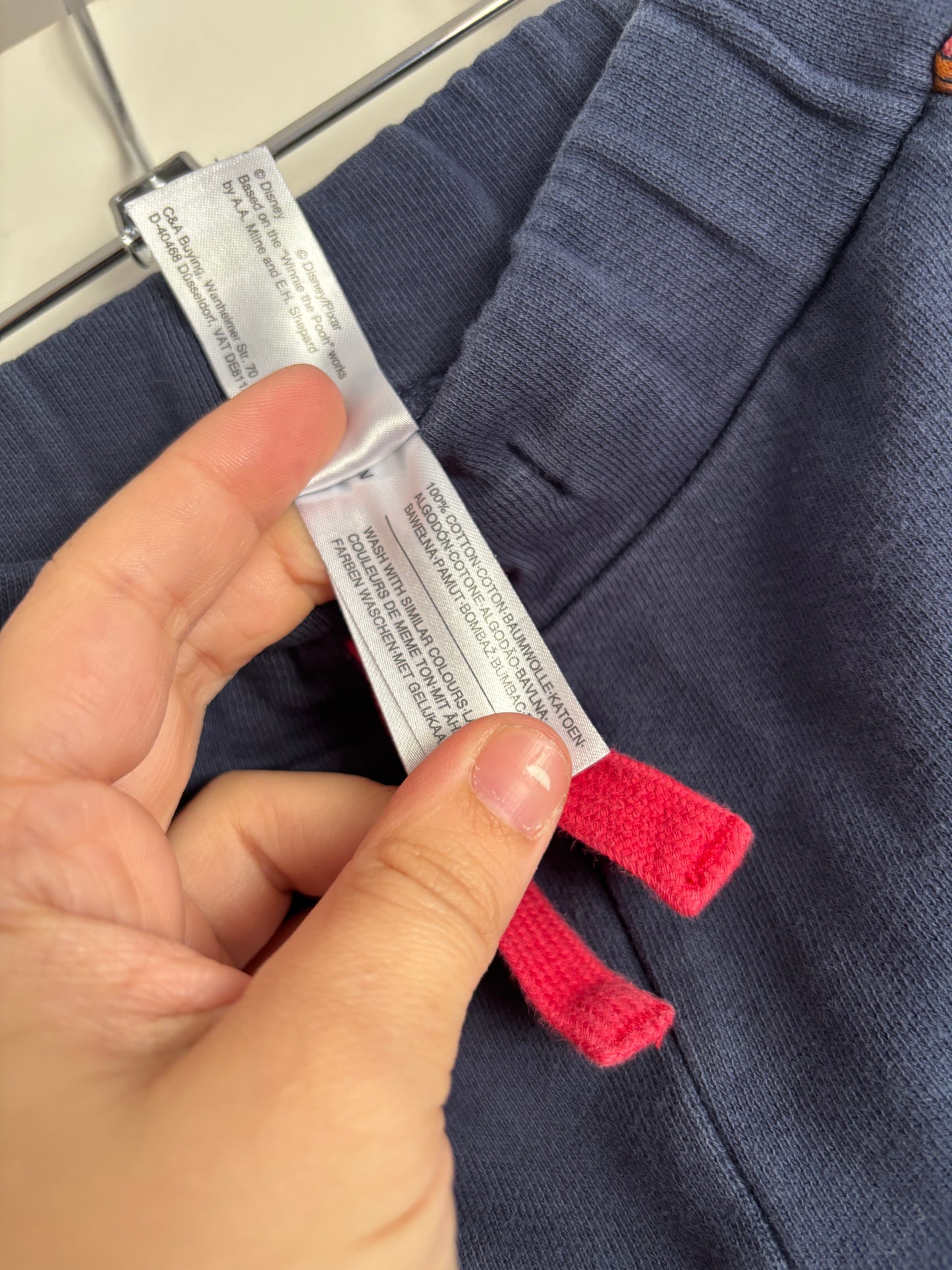 Marineblauw setje Mickey Mouse: Sweater en joggingbroek