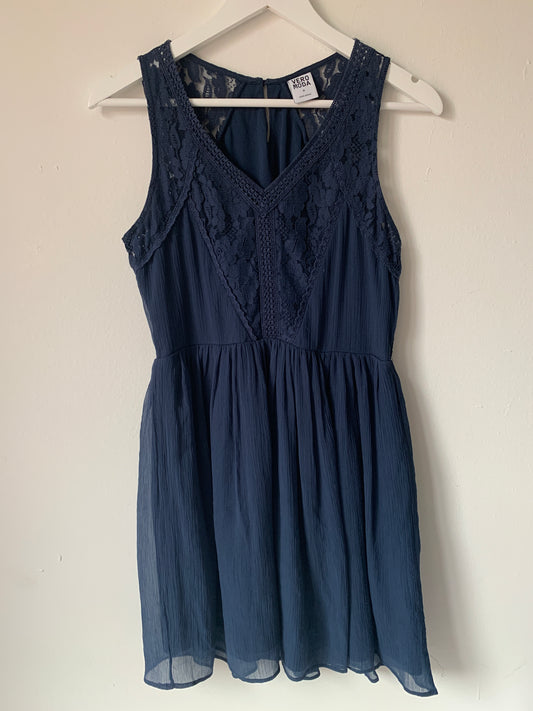 Marineblauwe jurk | Vero Moda | M