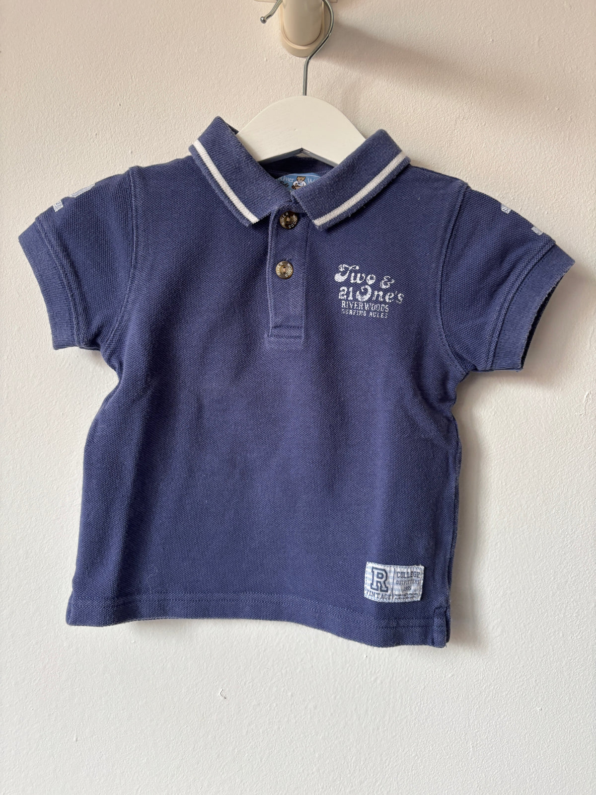 Blauwe polo | River Woods | 74
