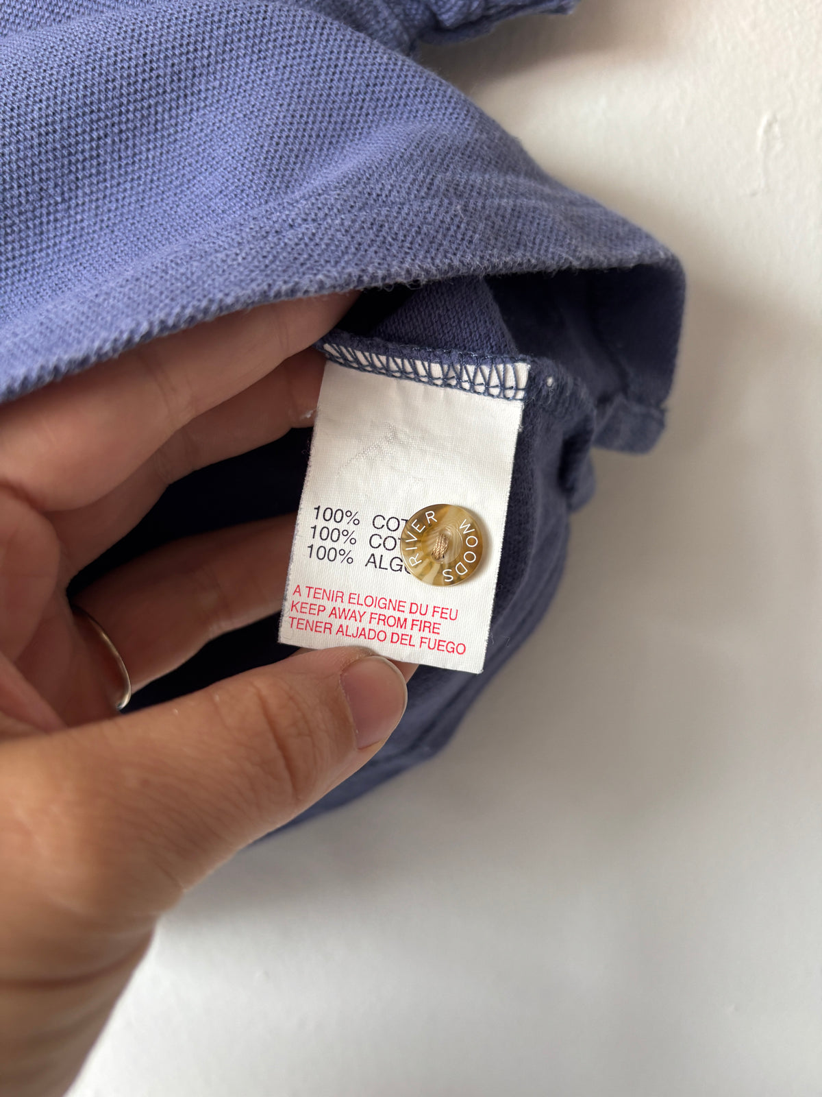 Blauwe polo | River Woods | 74
