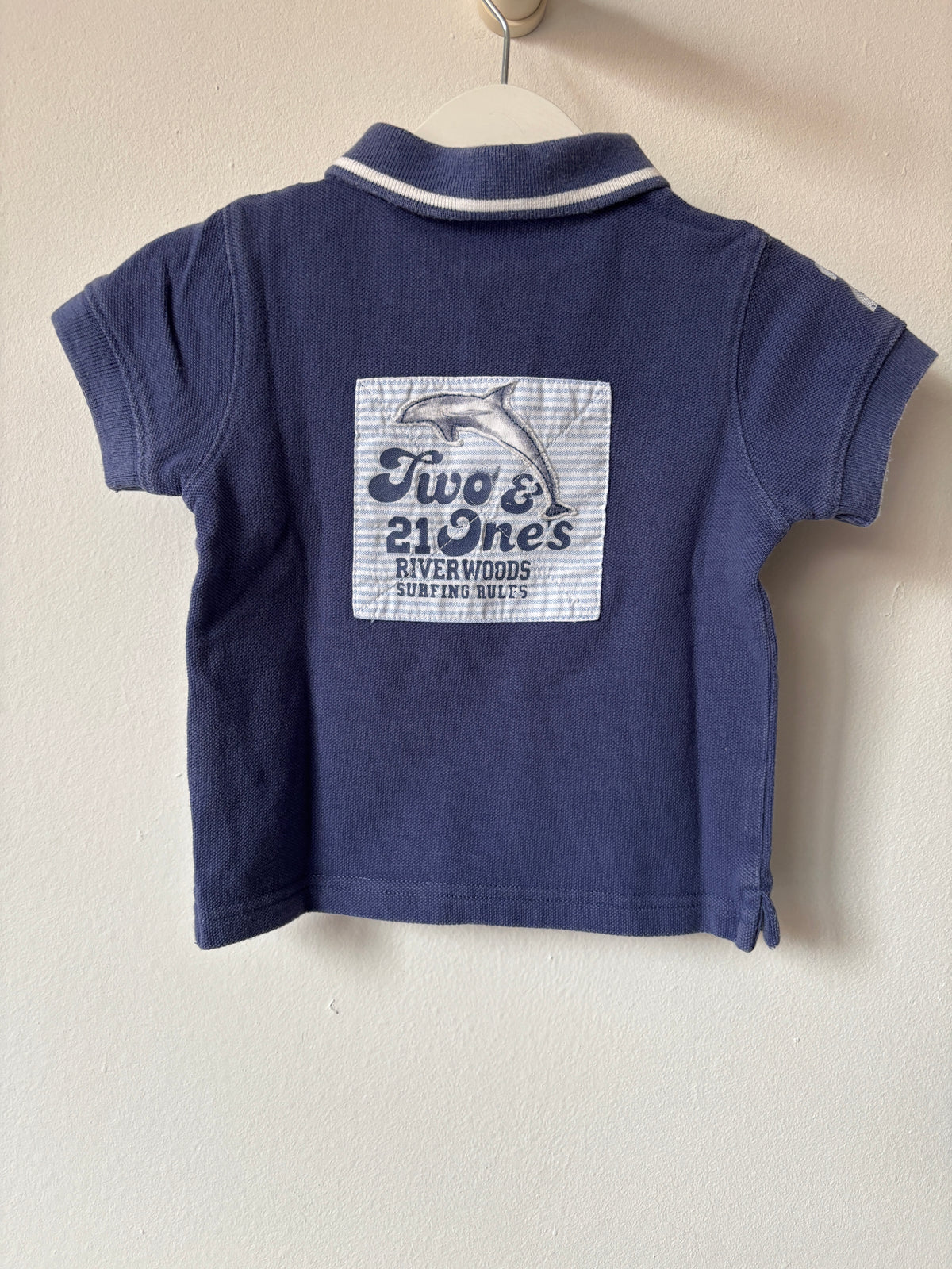 Blauwe polo | River Woods | 74