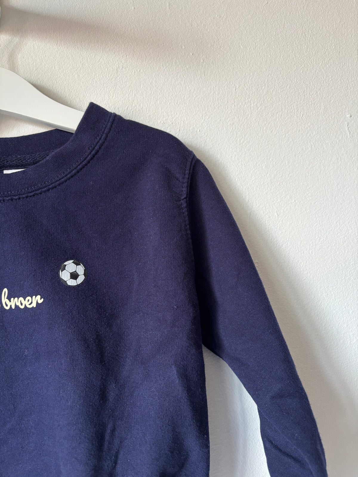 Marineblauw sweatshirt | Just Hoods | 98/104