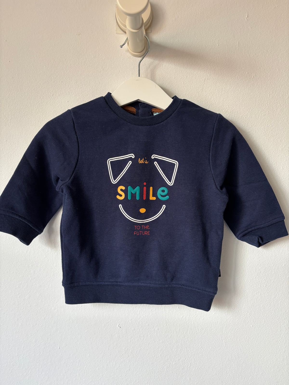 Marineblauwe sweater | Obaïbi | 74