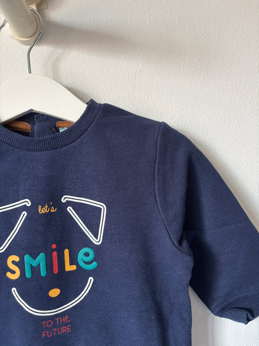 Marineblauwe sweater | Obaïbi | 74