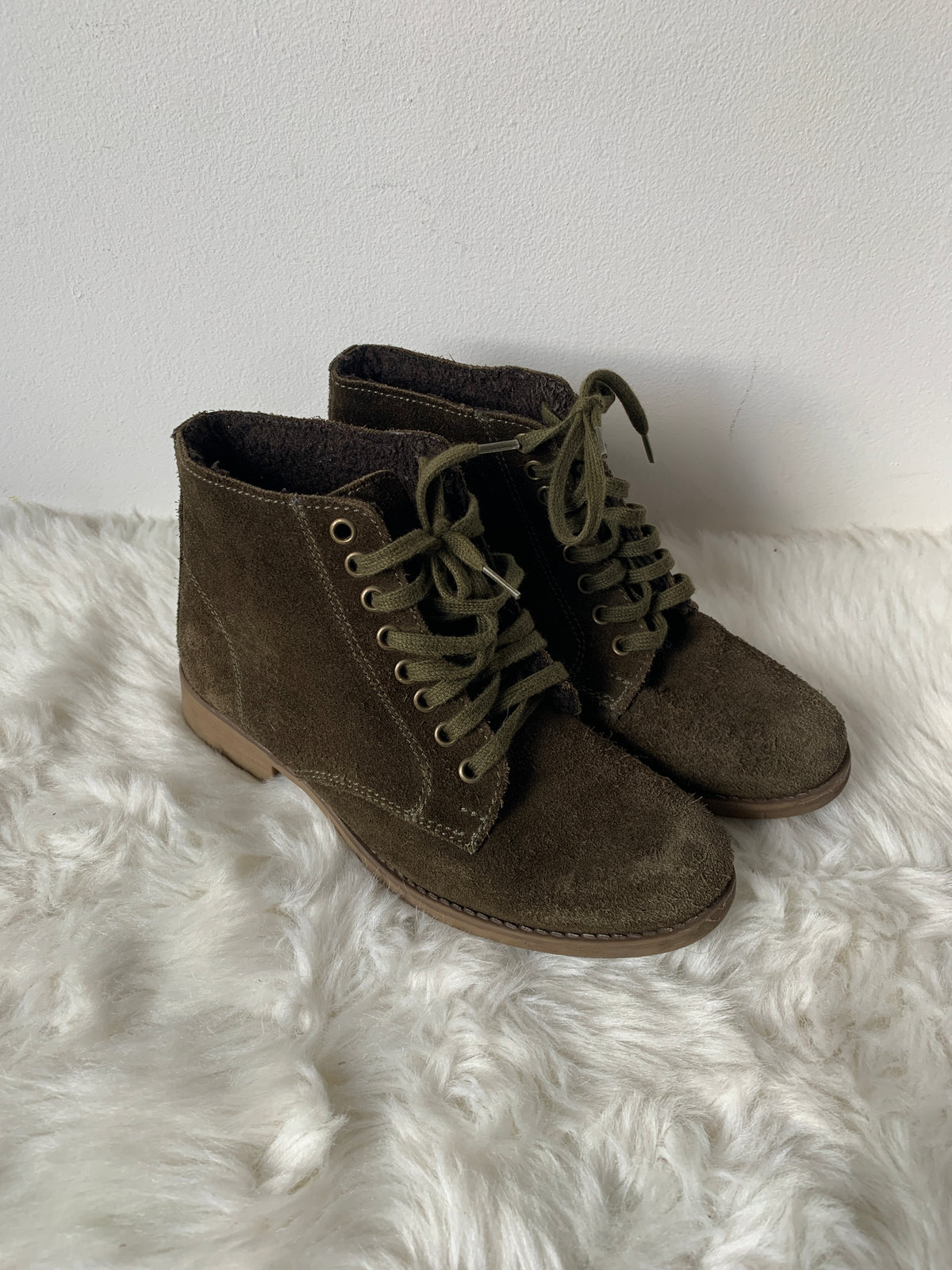 Groene veterboots | Rapid Soul | 36