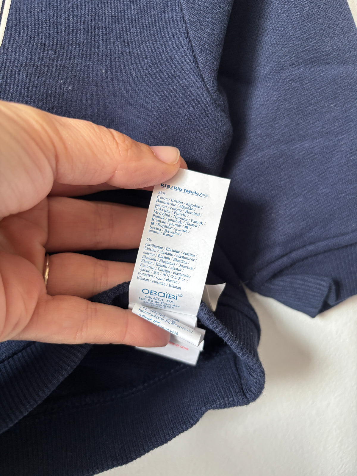 Marineblauwe sweater | Obaïbi | 74