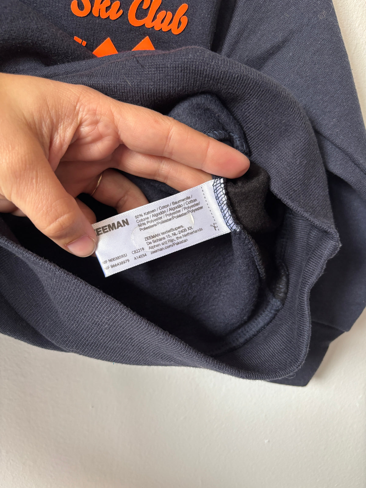 Marineblauwe sweater | Zeeman | 92