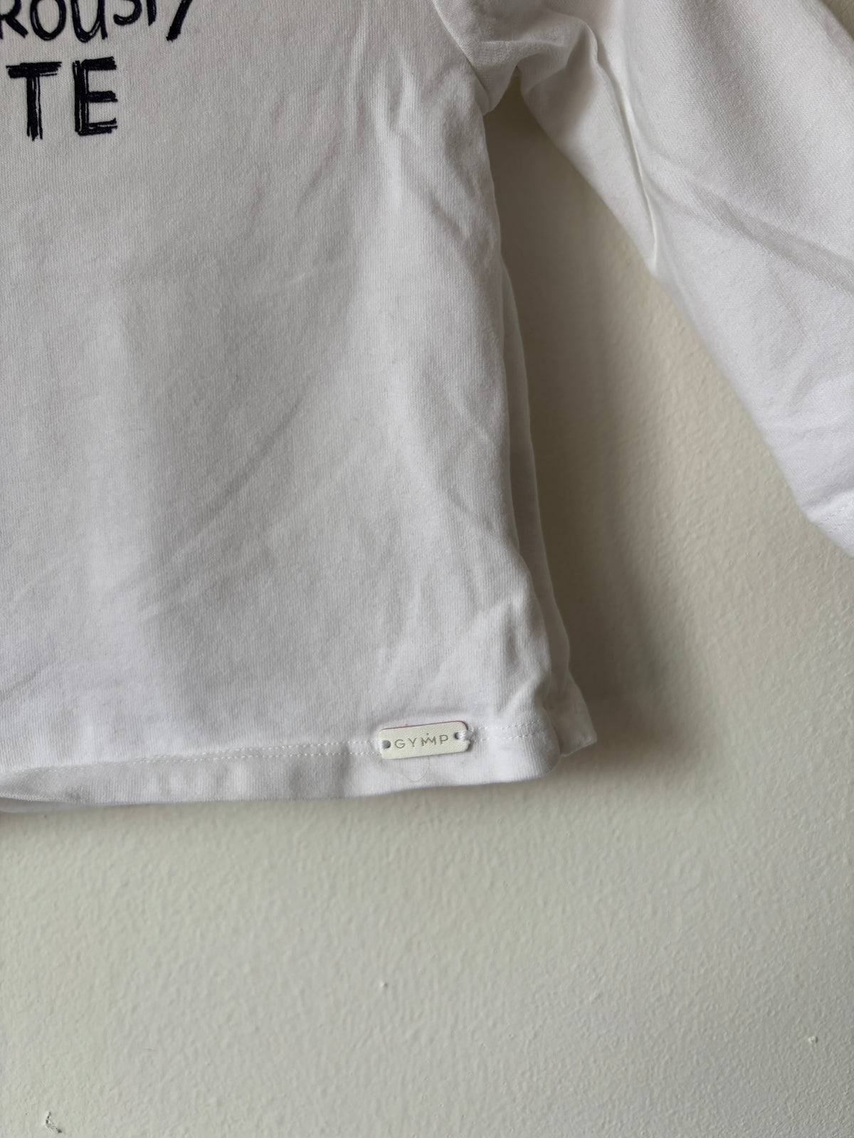 Witte longsleeve | Gymp | 74