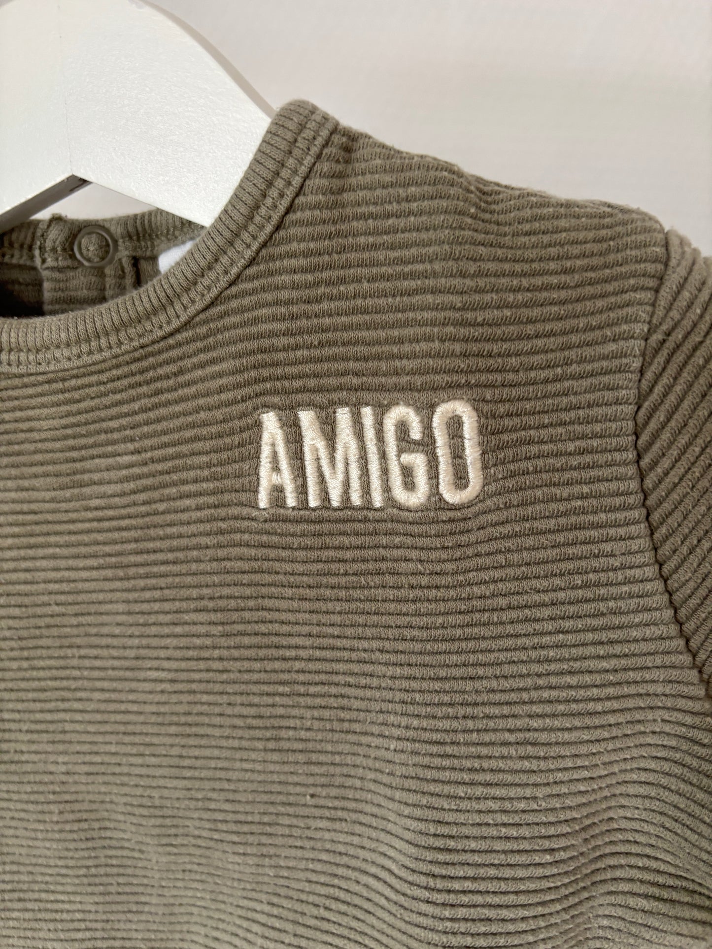 Khaki trui "Amigo"