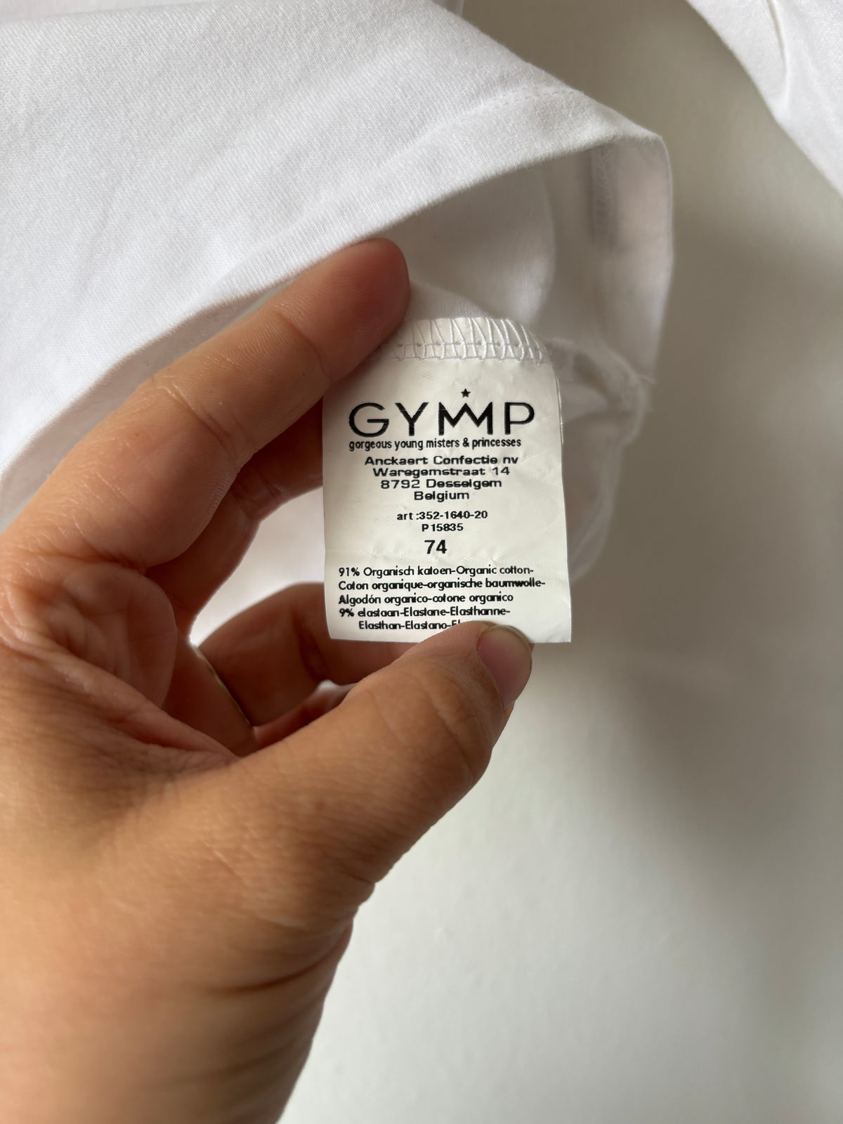 Witte longsleeve | Gymp | 74