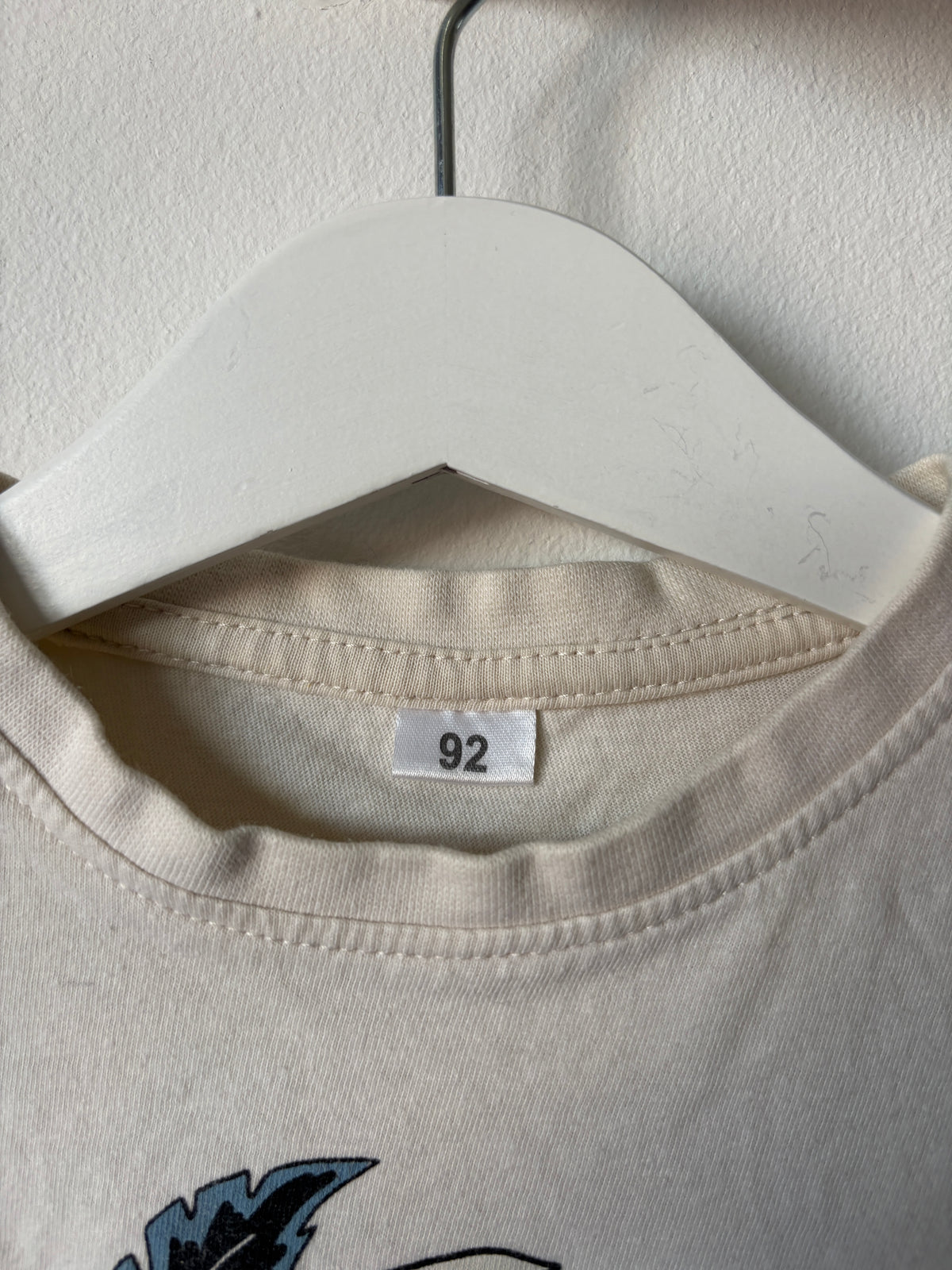 Crèmekleurige T-shirt | Zeeman | 92