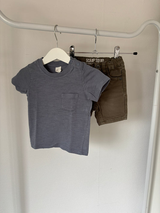 Setje: T-shirt en bermuda