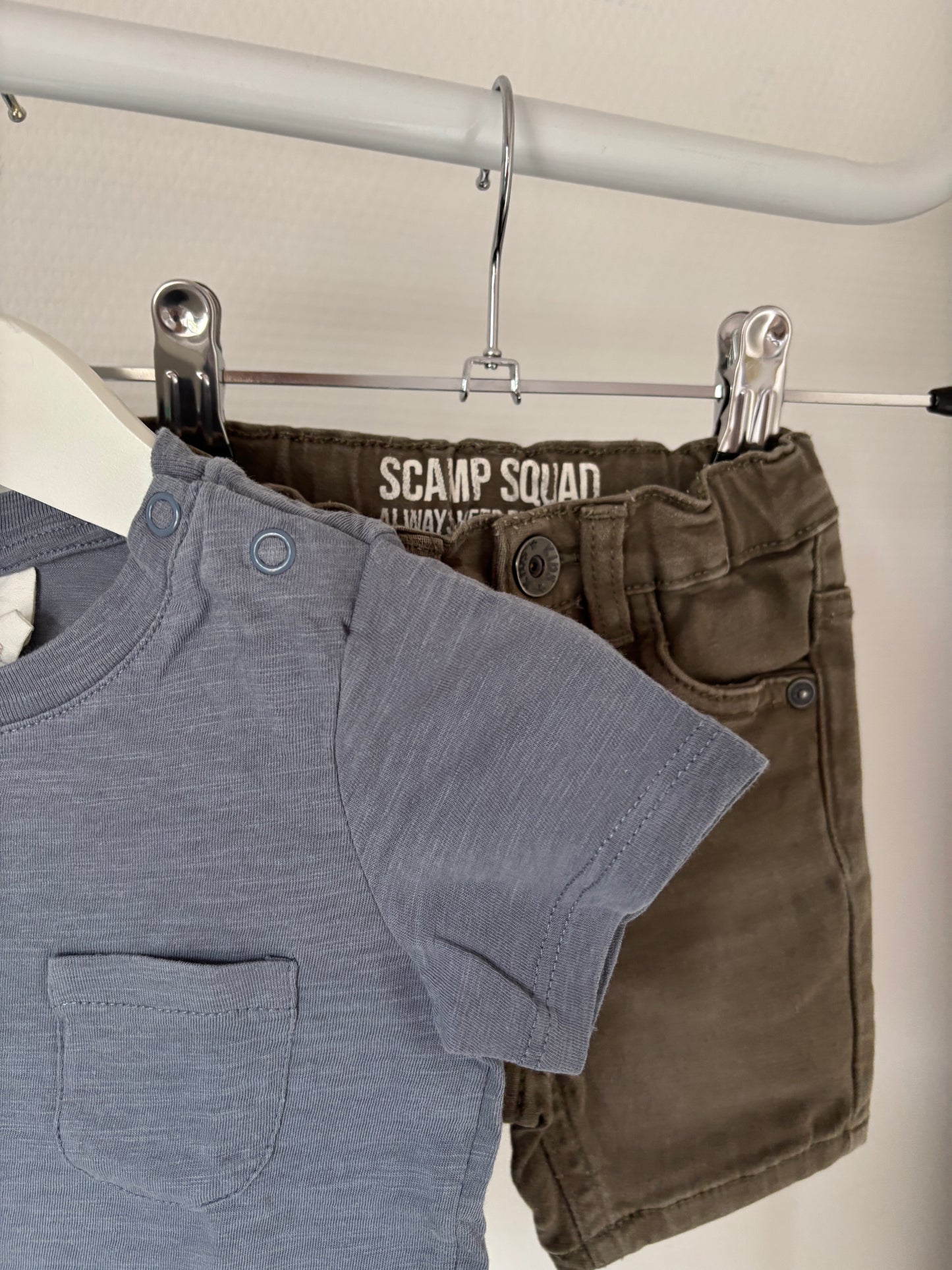 Setje: T-shirt en bermuda