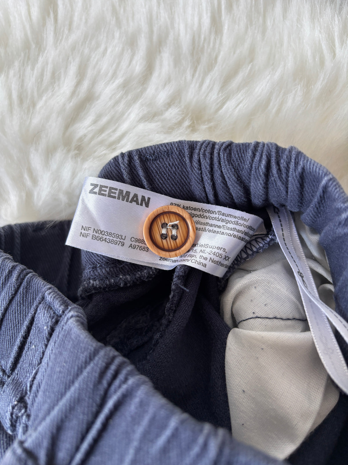 Marineblauw bermuda | Zeeman | 110