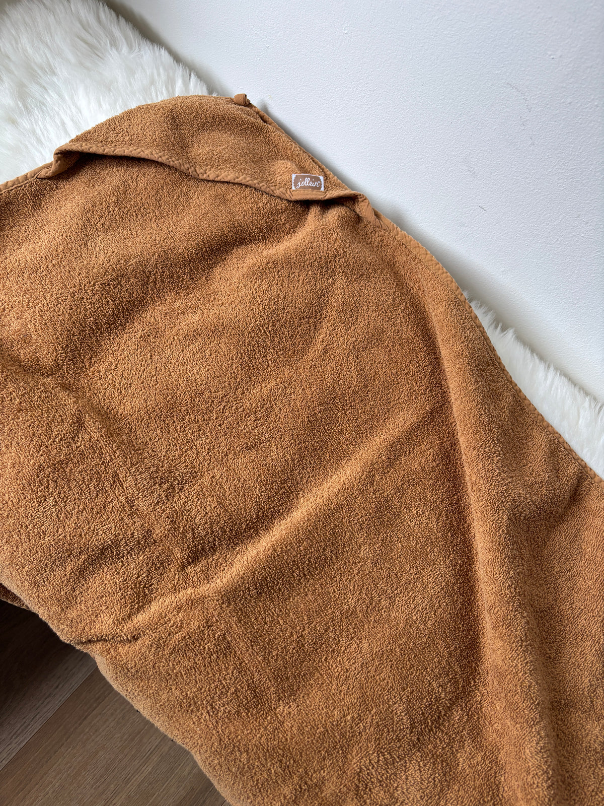 Bruine badcape | Jollein