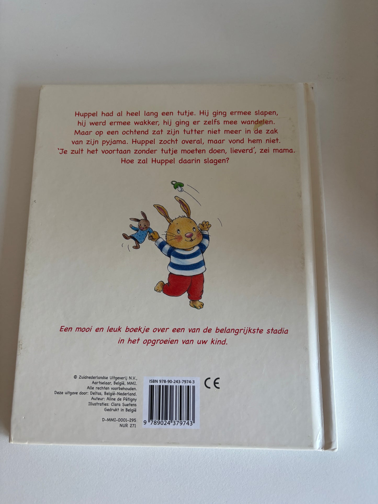 Kleine Huppel kan al zonder tutje