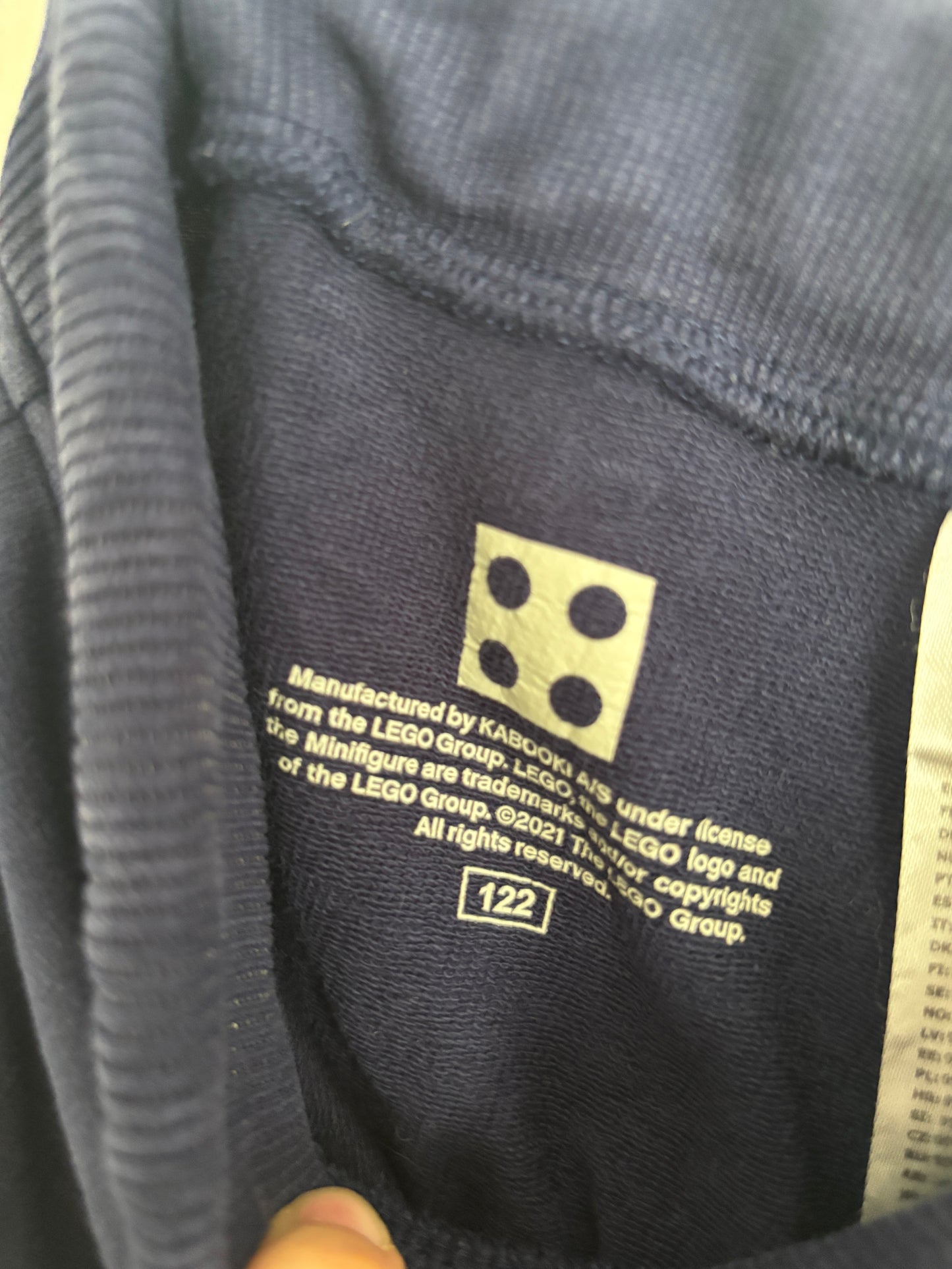 Marineblauwe bermuda