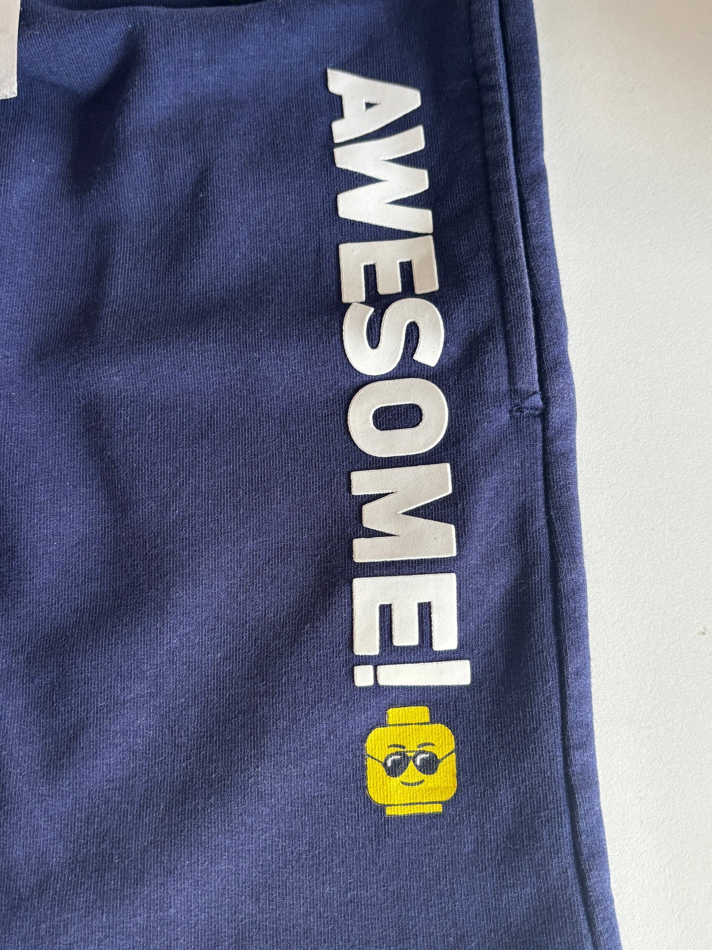 Marineblauwe bermuda