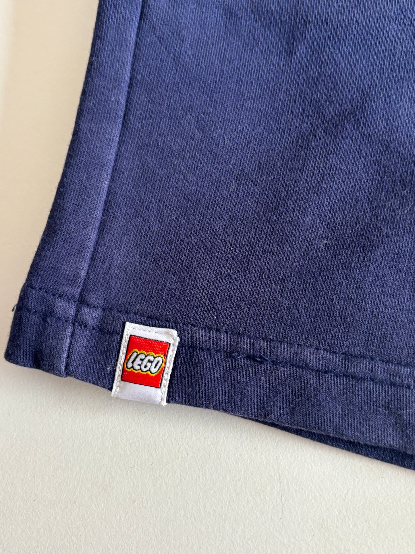 Marineblauwe bermuda