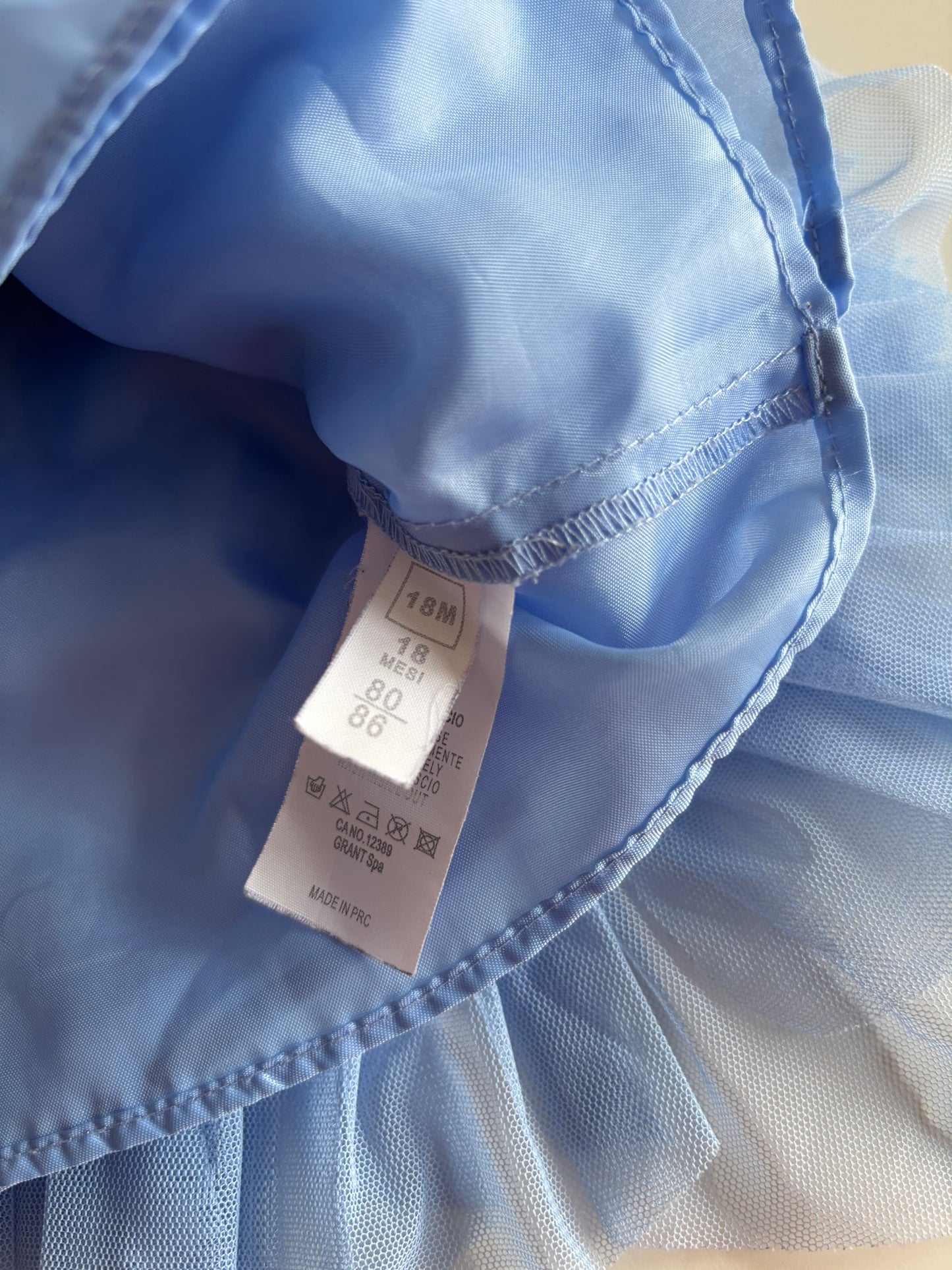 Lichtblauw ballerinarokje