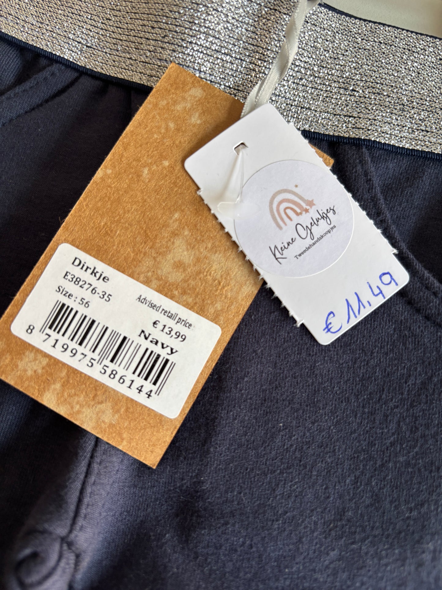 Marineblauwe legging