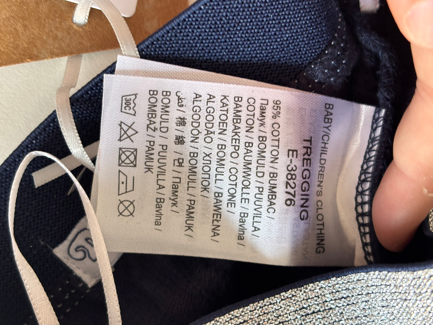 Marineblauwe legging